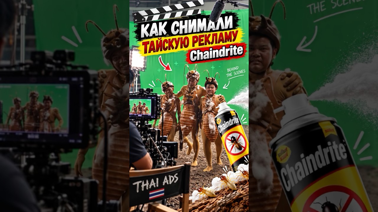 Как снимали тайскую рекламу Chaindrite