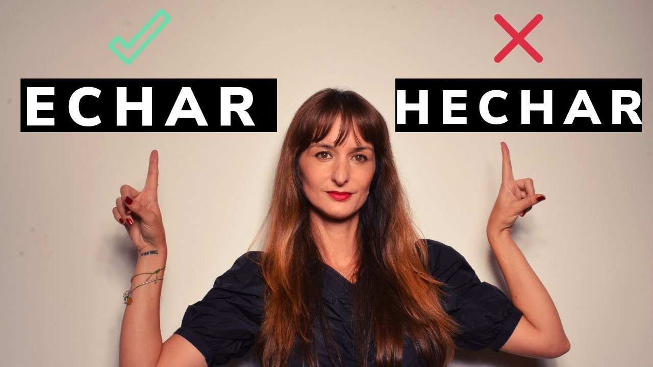 ECHAR 👍 O HECHAR 👎  #ESPAÑOL #ESPANHOL