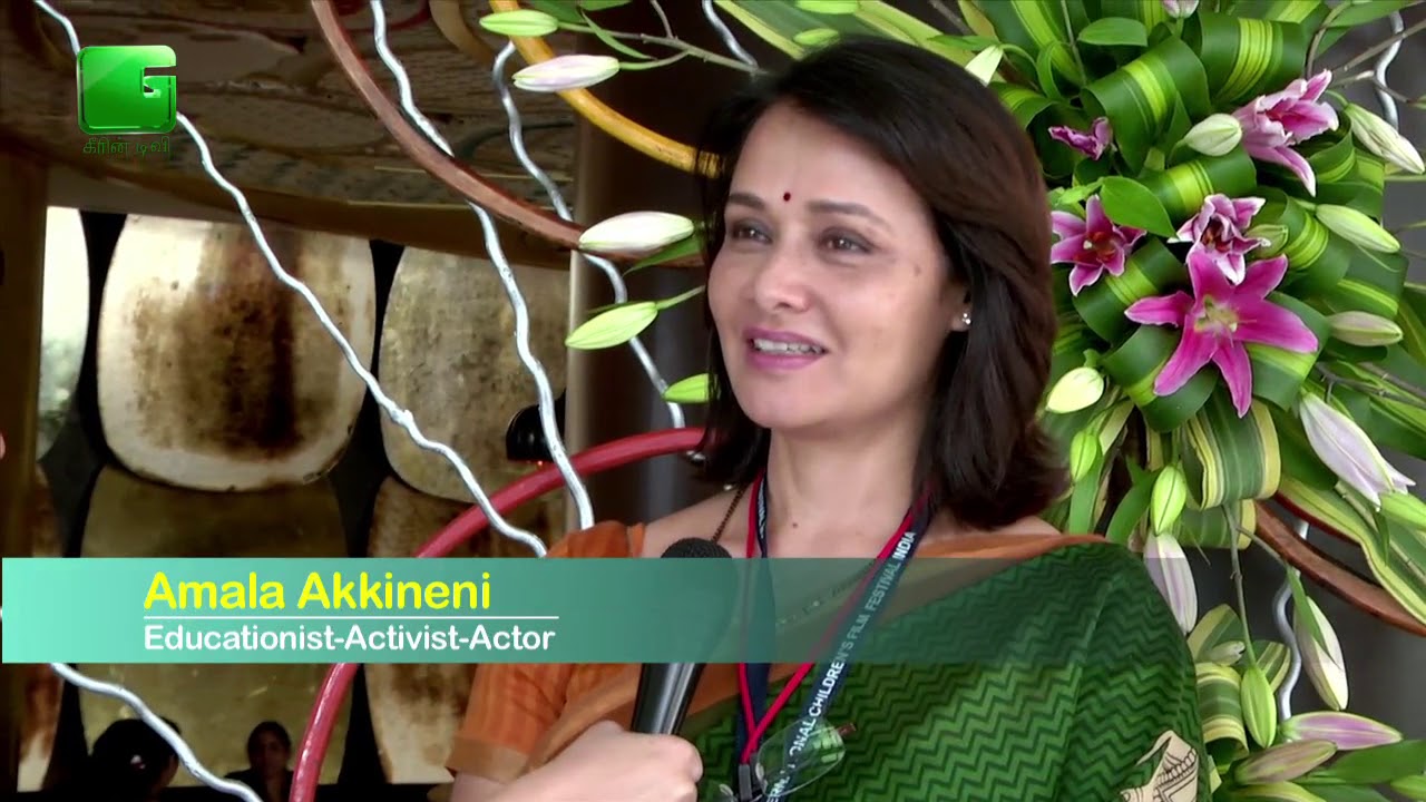 Amala Akkineni, Educationist- Activist- Actor In The Golden Elephant 2017