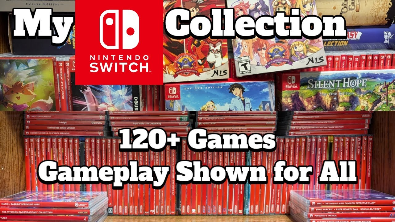 My Entire Nintendo Switch Game Collection | Over 120 Physical Games | 2024 Update