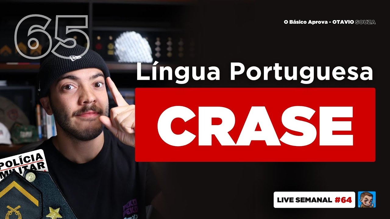 Live 65 - Língua Portuguesa: Crase