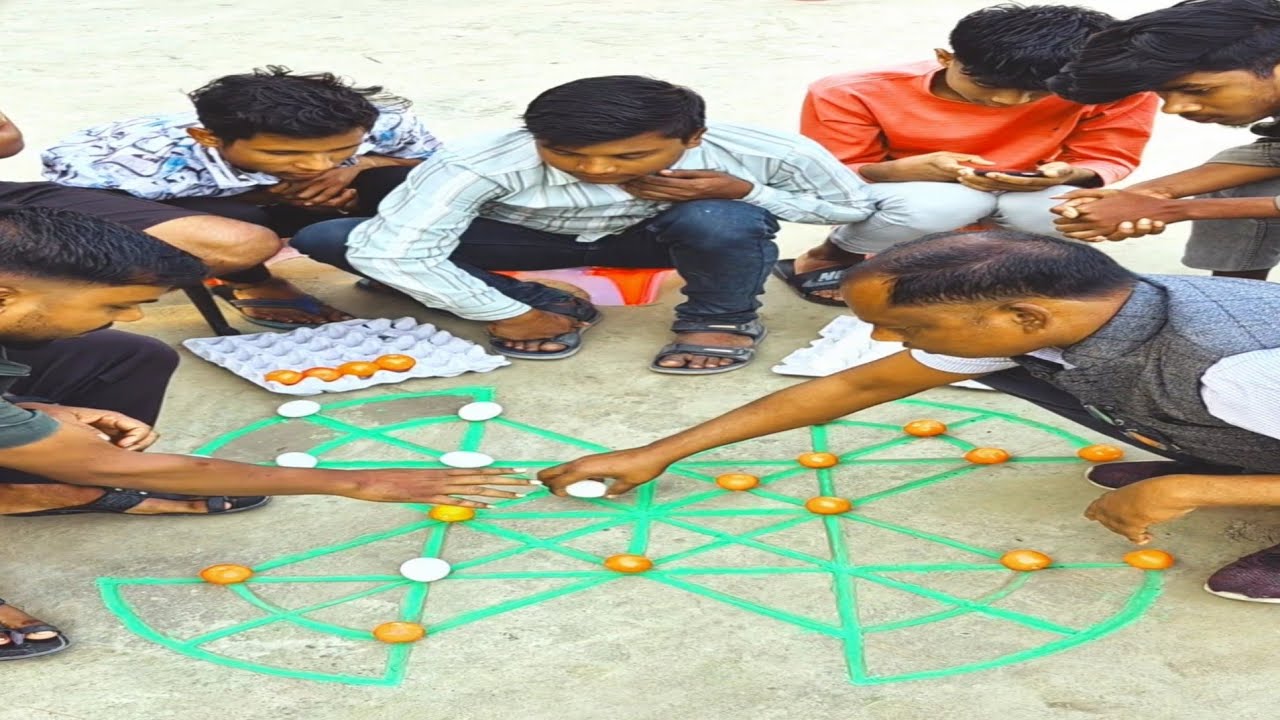 ৪. মাতা ঊলা ১৮.. গুটির গেইম.. আন্ডা আর টমেটোর খেলা।।।#games #viral #video