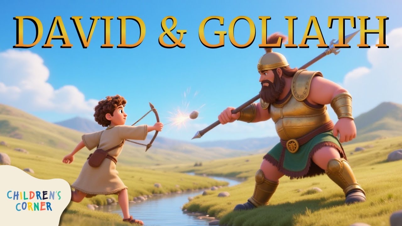 David & Goliath | Bible Story For Kids | Children's Corner