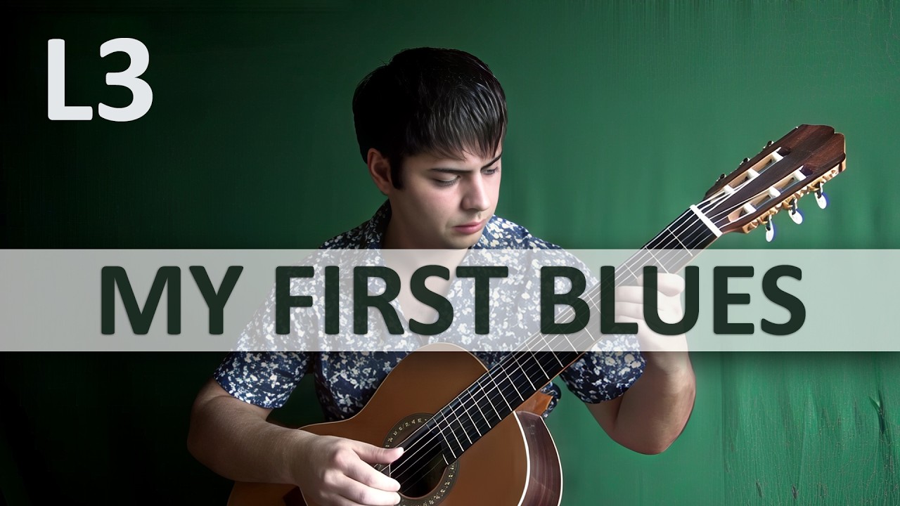 MY FIRST BLUES Блюз на Акустической гитаре Александра Чуйко. Видео урок. GuitarMe School | A. Chuiko