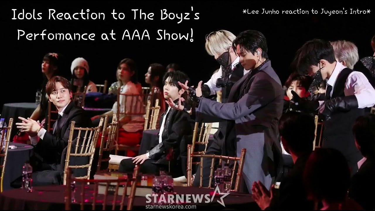 [#AAA2023] Idols Reaction to The Boyz Performance at 2023 Asia Artist Award