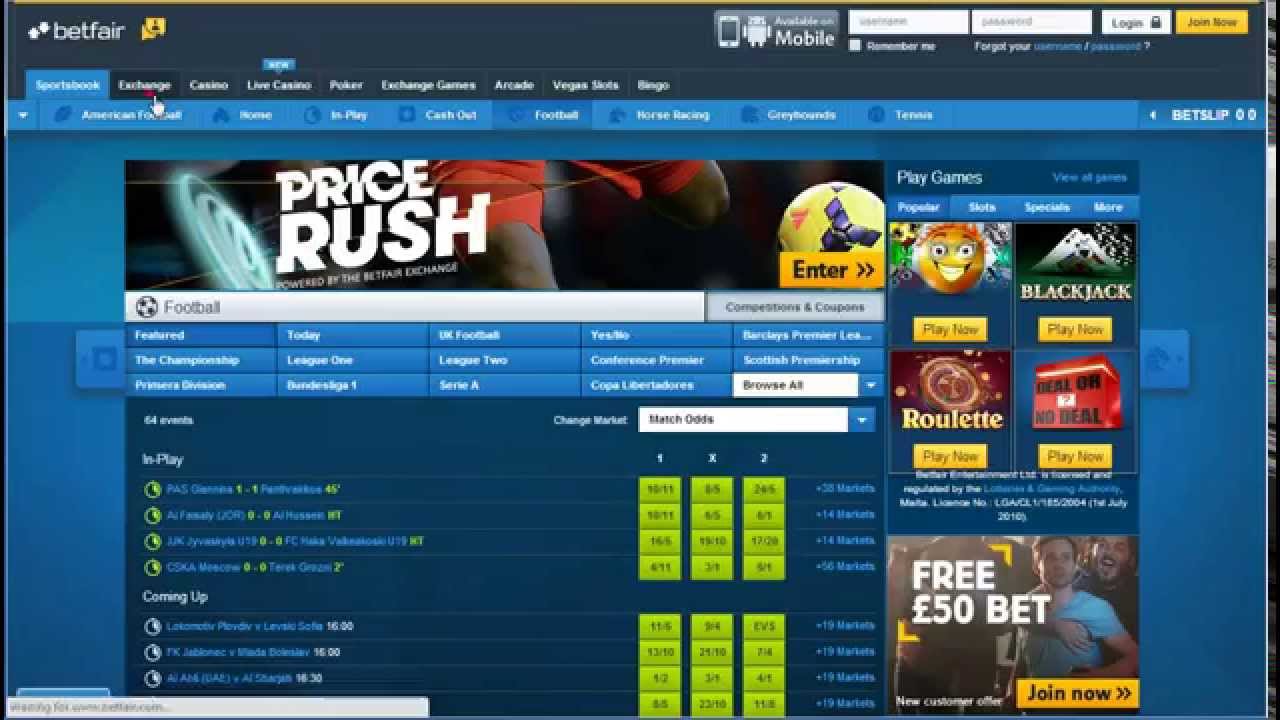 Betfair Sportsbook Review - &pound;50 Free Bet - OGR