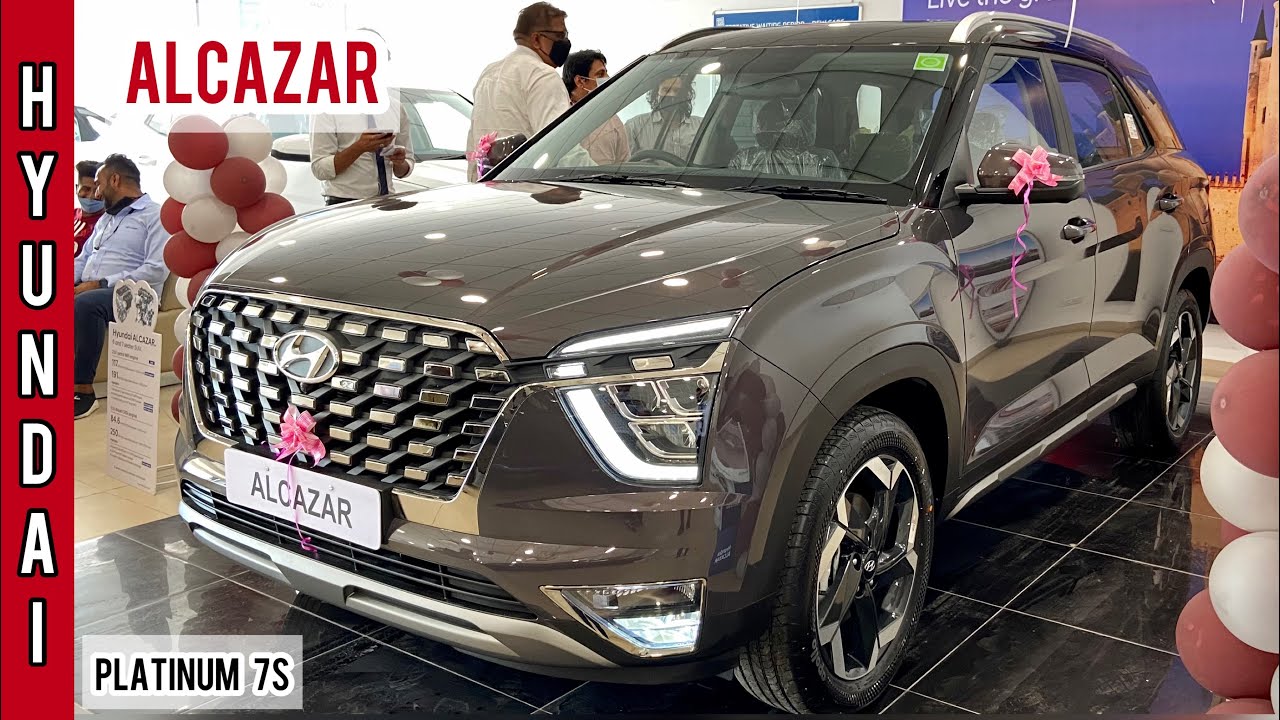 Hyundai Alcazar 2021 | Alcazar Platinum (7S) | Diesel Manual | Most Detailed Walkaround video🔥