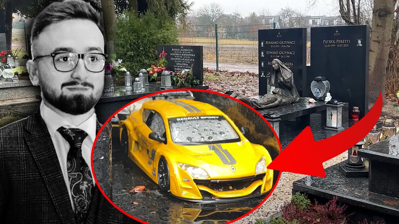 Zaskakujący widok na grobie Patryka Peretti. Schowali to przed matką...