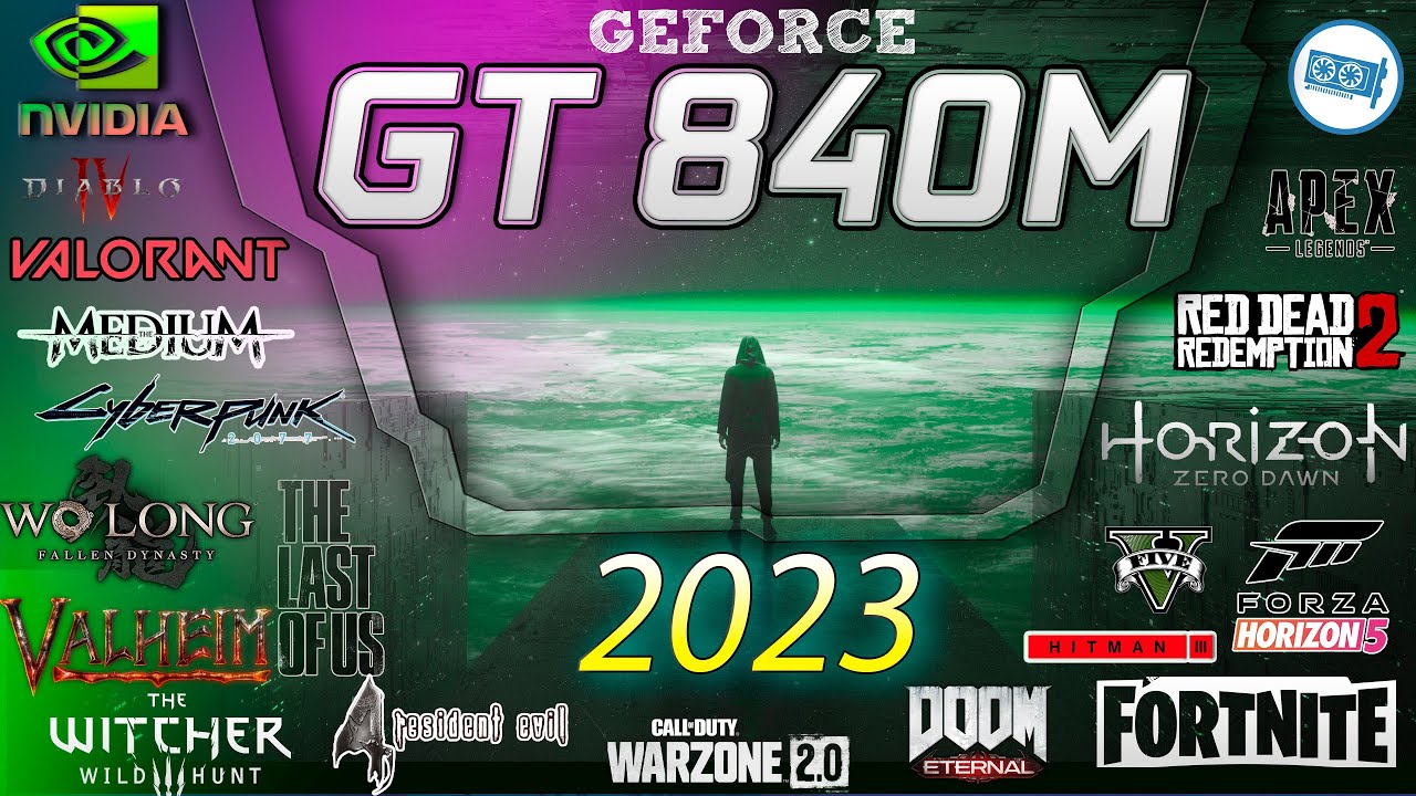*NVIDIA GeForce GT 840M in 15 GAMES   | 2023-2024