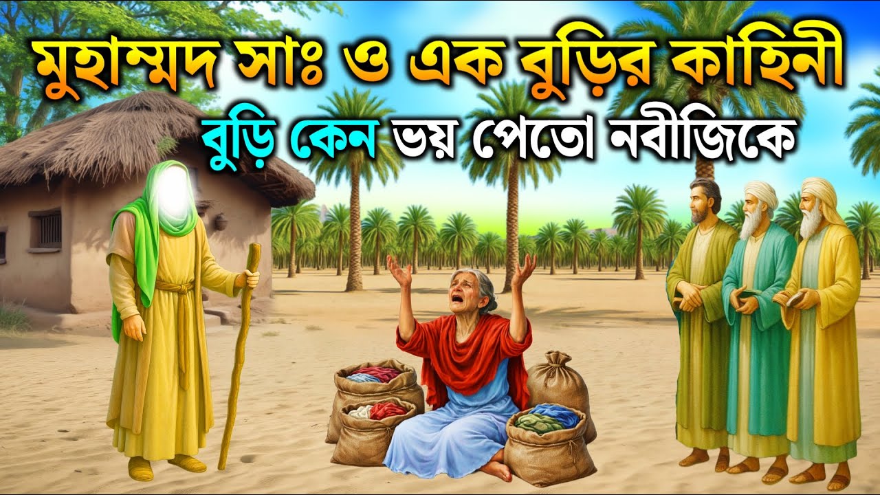 মুহাম্মদ সাঃ ও এক বুড়ির কাহিনী | মুহাম্মদ সাঃ এর জীবনী | ইসলামিক কাহিনী | Anbiya Chronicles