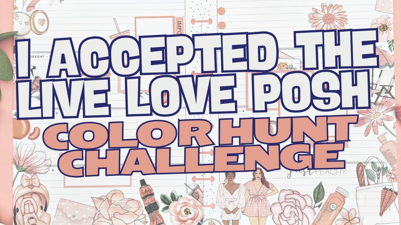 I ACCEPTED THE COLOR HUNT CHALLENGE | LIVE LOVE POSH PWM
