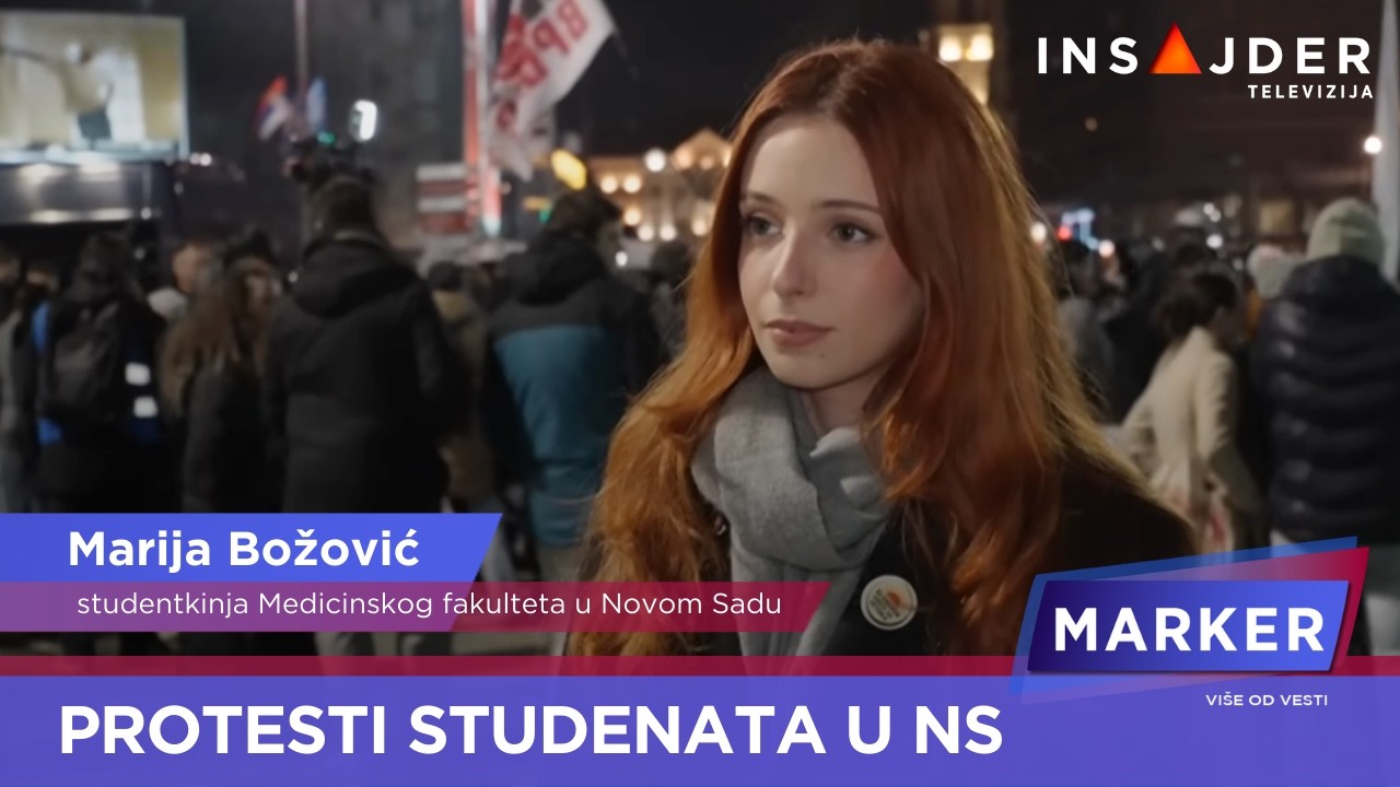 Studentkinja iz Novog Sada za Insajder: Sve što radimo, radimo da bismo ostali ovde