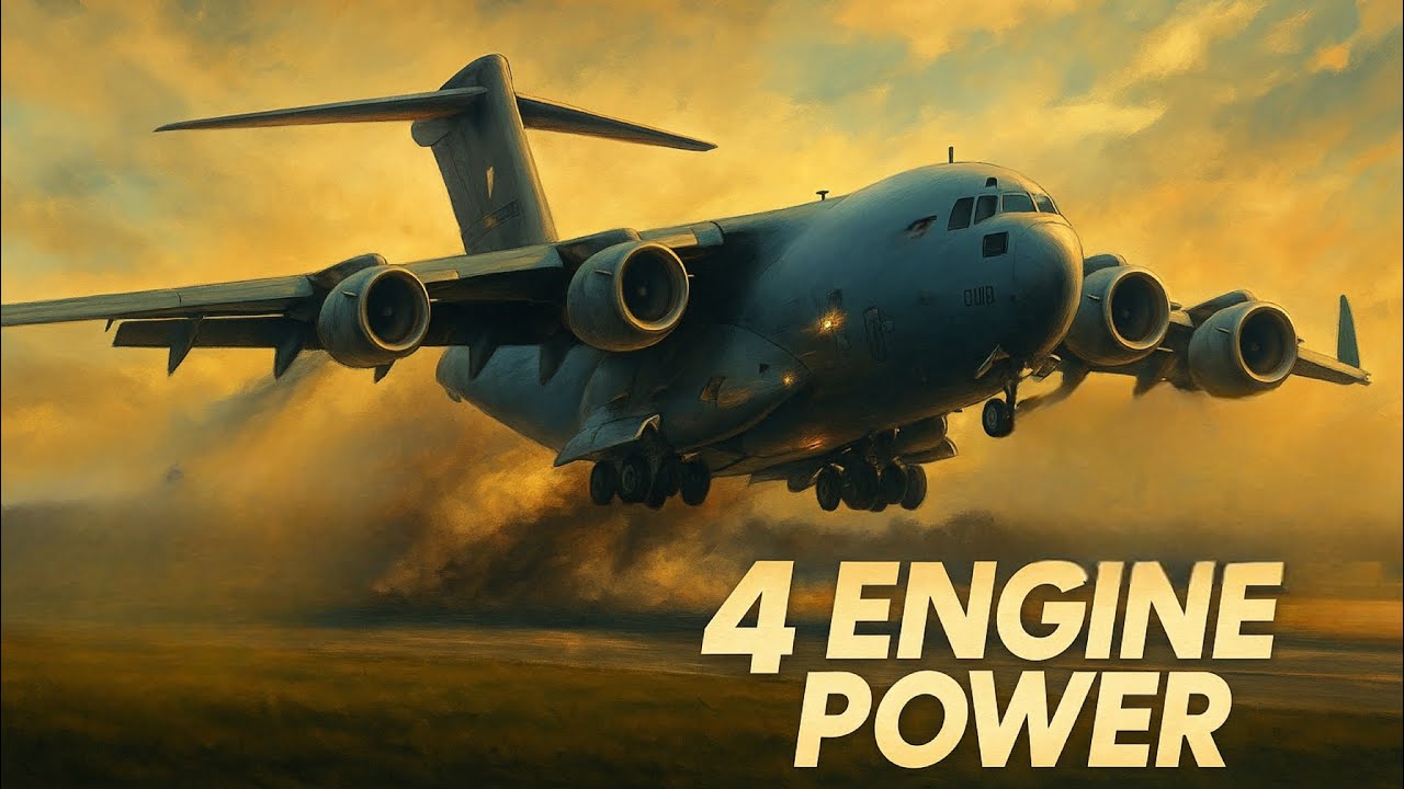 День четырёхмоторной мощи! C-17 Globemaster и 747 Heavy Movements в Станстеде