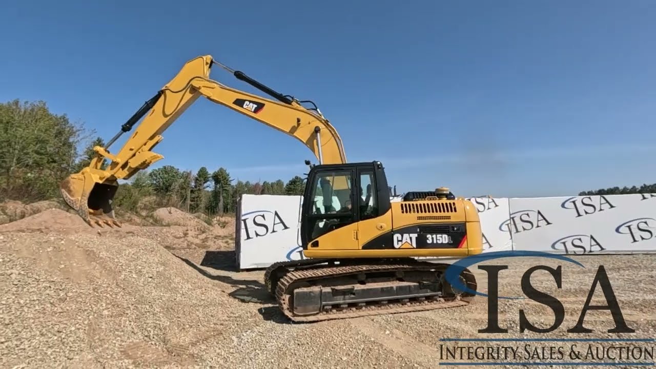 38742 - 2009 Cat 315DL Excavator Will Be Sold At Auction!