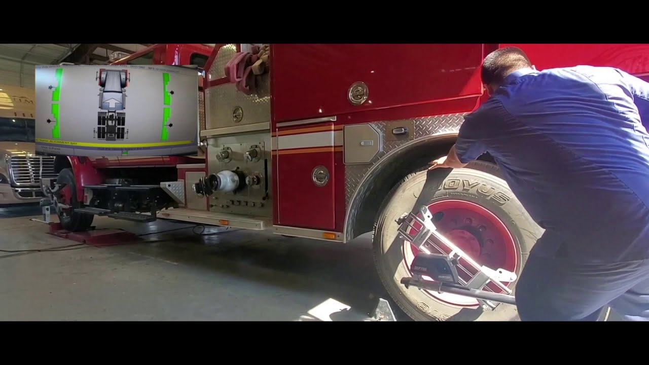 Heavy Duty Alignment on a Fire Truck 🚒