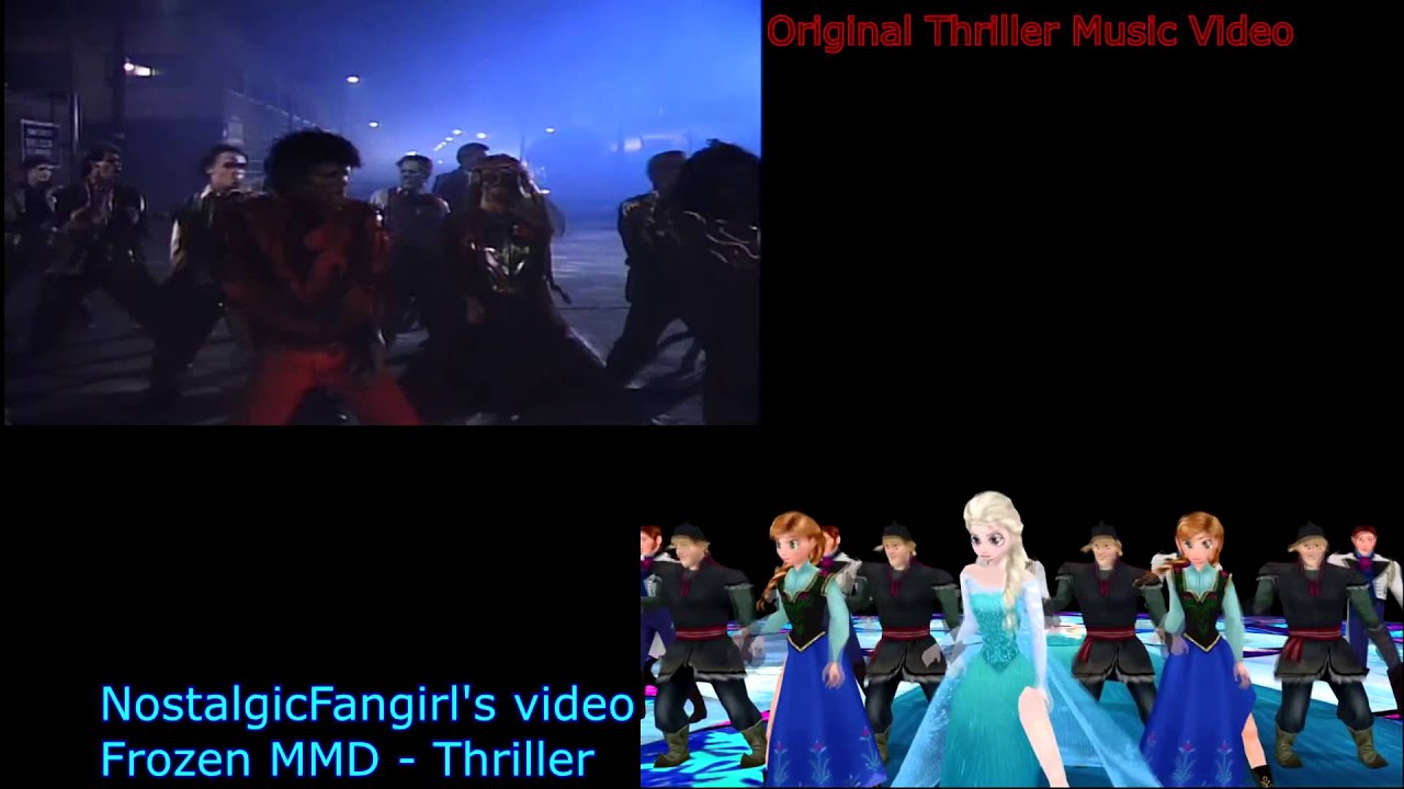 Frozen MMD - Thriller (with original video)
