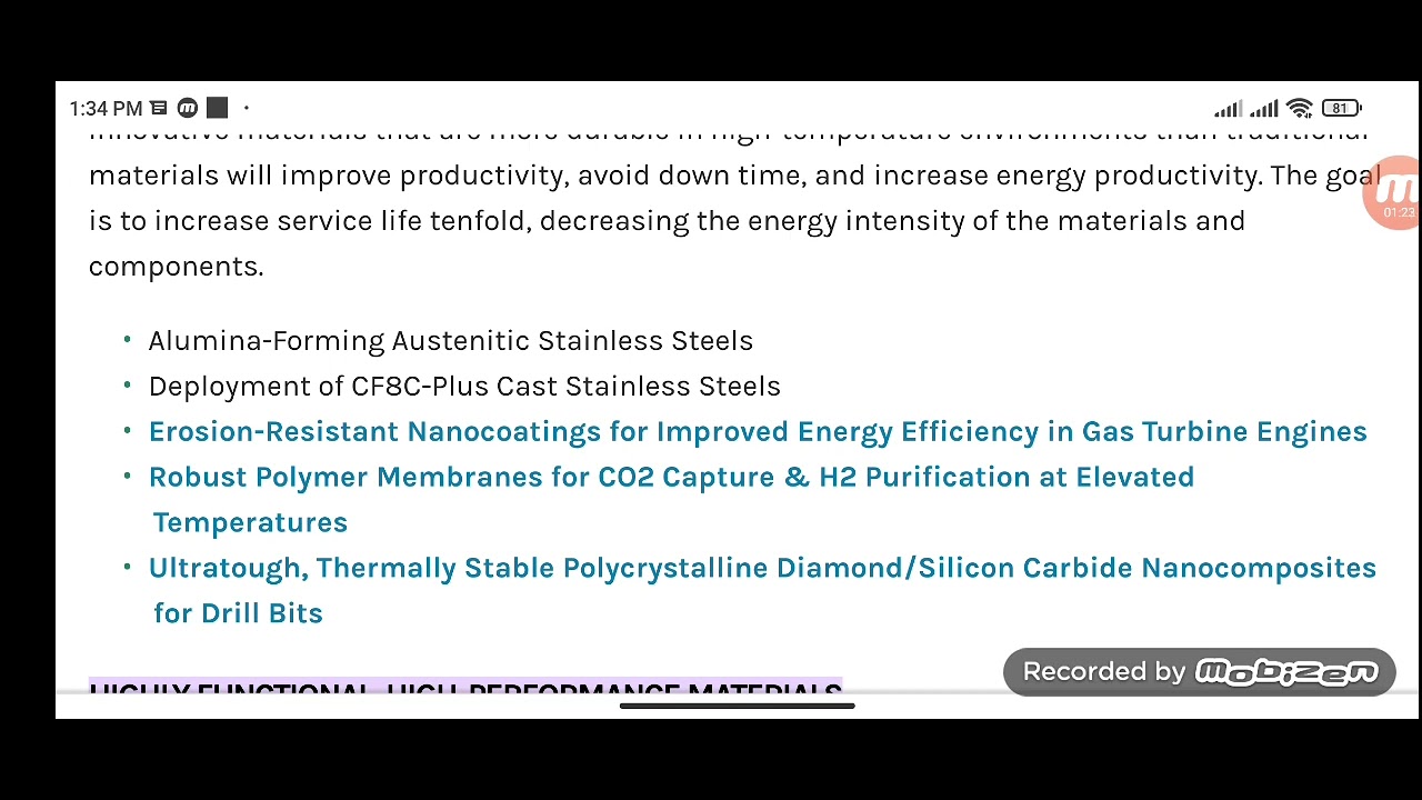 Next Generation Materials