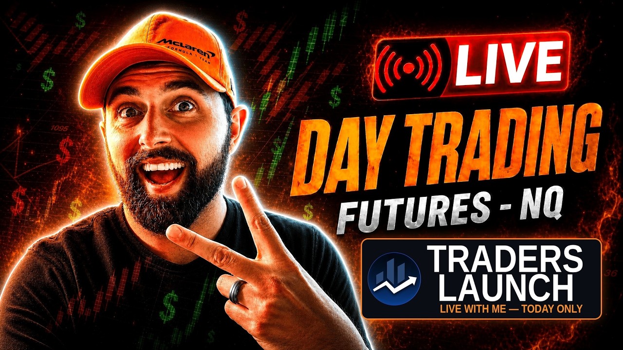 🔴 LIVE: Scalping NQ Futures | CEO & CMO of Traders Launch joining @ 11:30!
