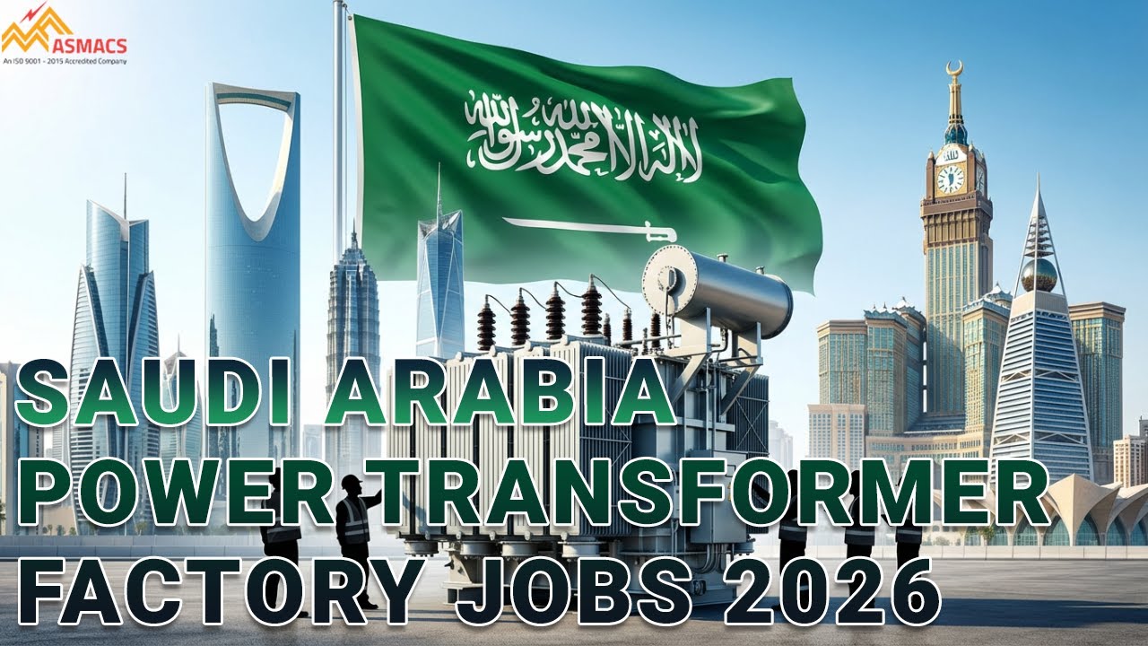 Saudi Arabia Jobs 2026 | Power Transformer Factory | Free Recruitment | ASMACS | UPDATED