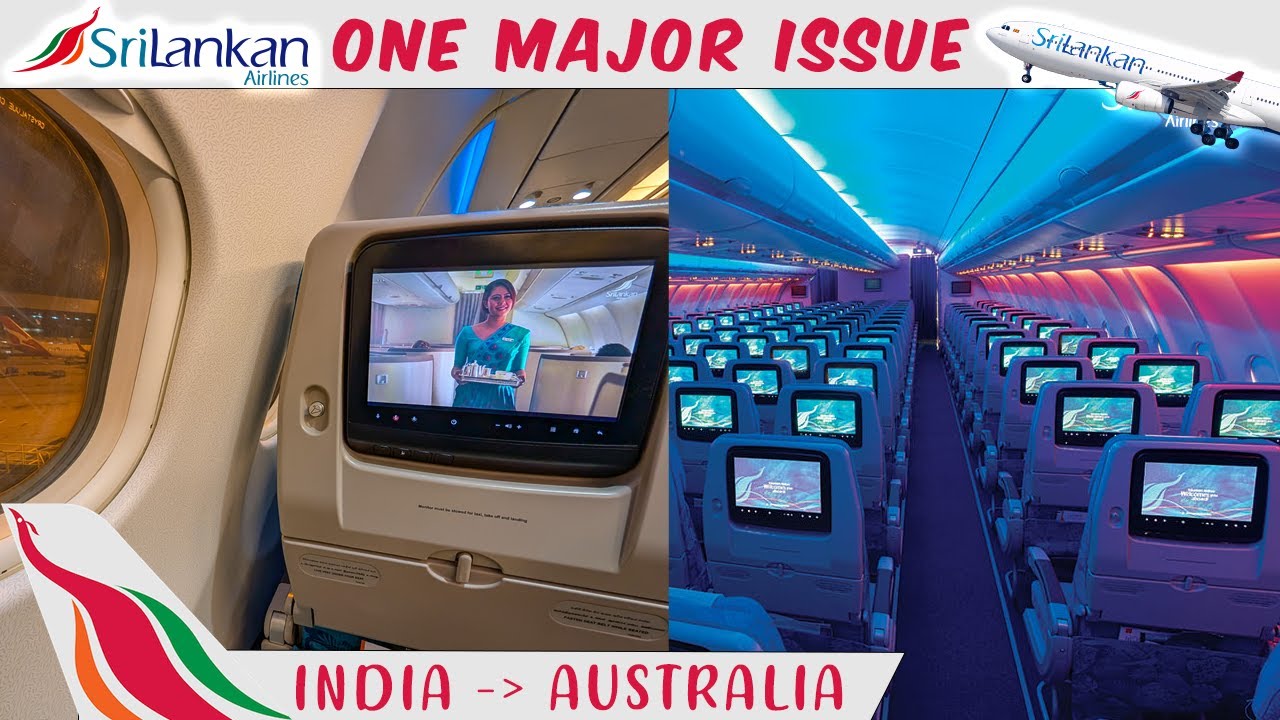 Эконом-класс SriLankan Airlines в 2024 году | Индия – Австралия