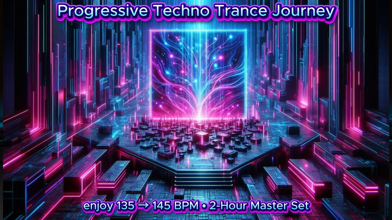Progressive Techno Trance Journey 2025 | 135→145 BPM | Deep • Hypnotic • Psy-Hybrid 2H Set — Vol. 01