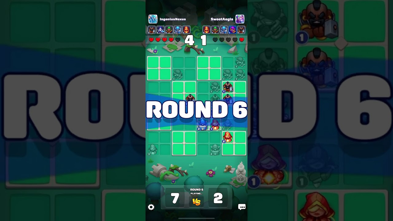 Hero Tactics: 2 Player Game | First gameplay | mobile game | part 2 | #mobilegame