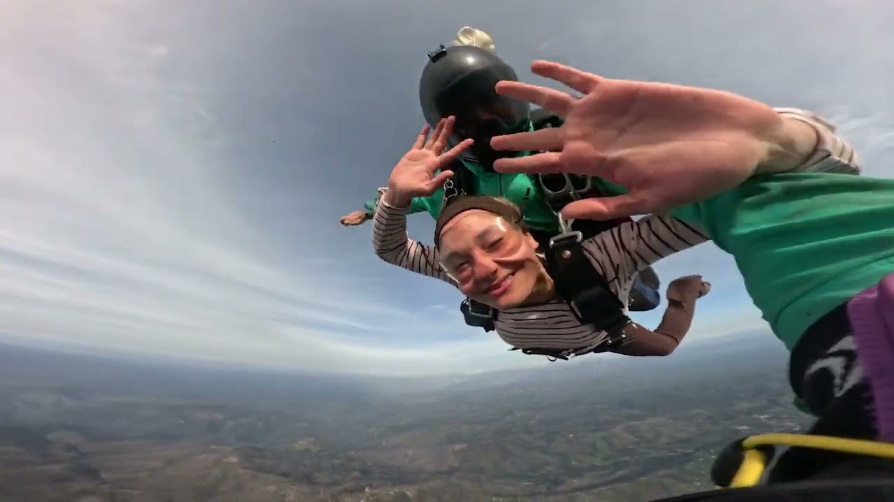 Violeta Goes for a Jump At Skydive Yosemite!