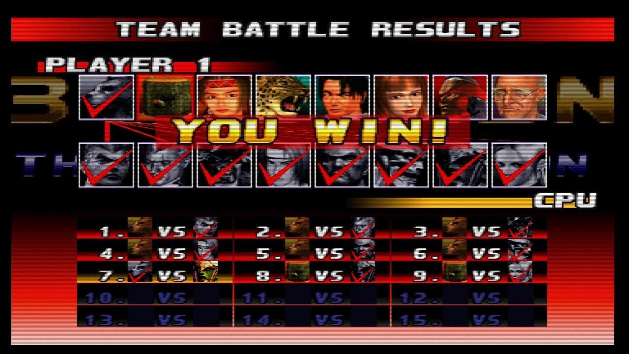 Team Battle Mode Part 56 - Tekken 3 PS 5 Gameplay