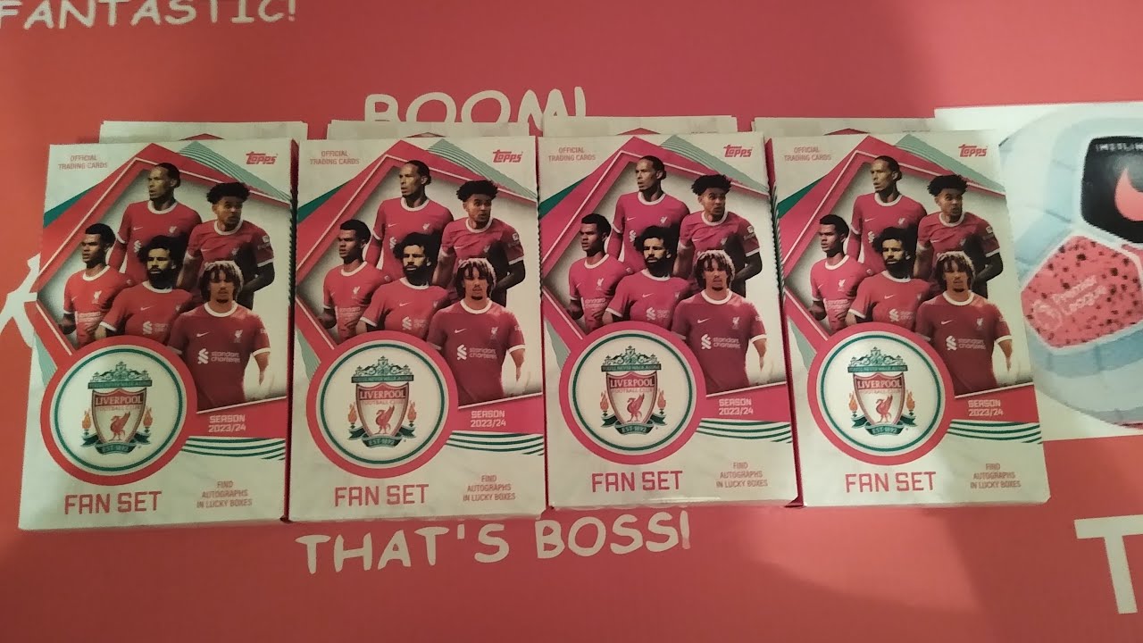 TOPPS LIVERPOOL FAN SET 2024 ***6 NUMBERED PARALLELS**