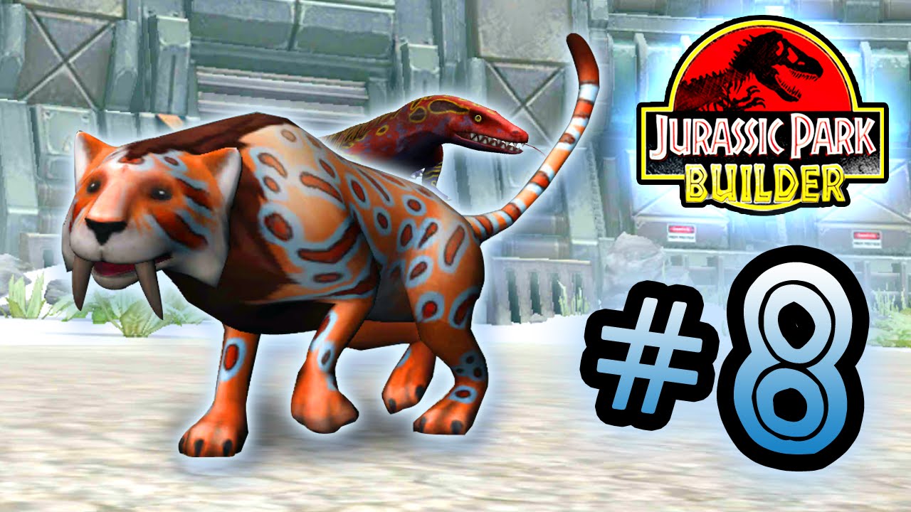 Jurassic Park Builder: GLACIER Tournament: Part 8 Killer Kitty!! HD