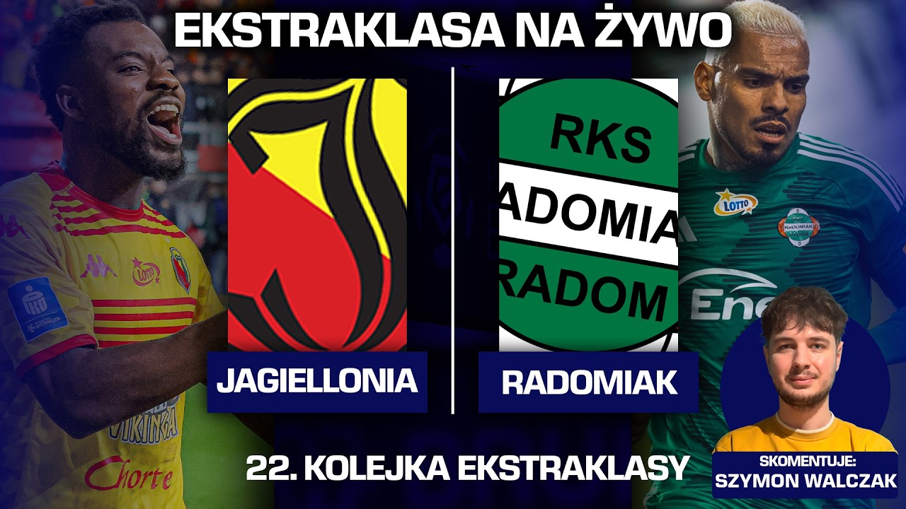 📻 JAGIELLONIA - RADOMIAK | PKO BP EKSTRAKLASA | KOMENTARZ NA ŻYWO