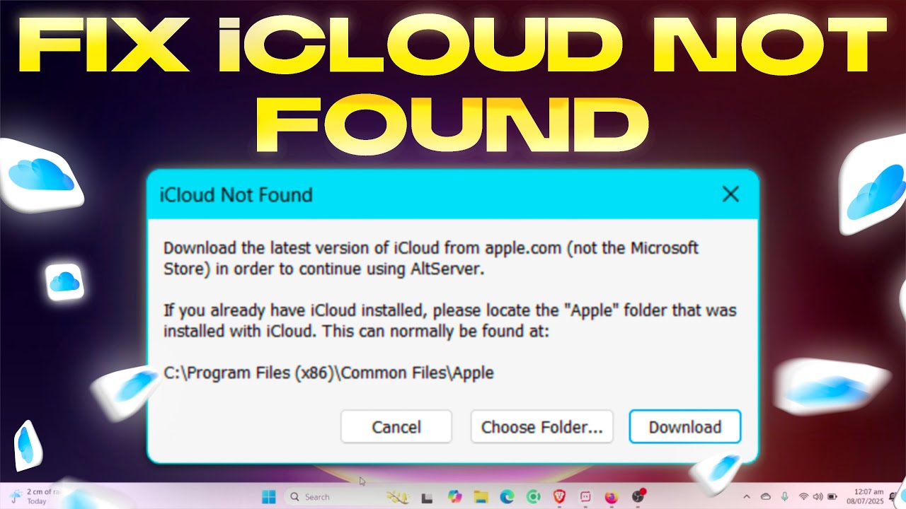 iCloud Not Found FIXED with These Simple Steps for Sidestore & AltStore
