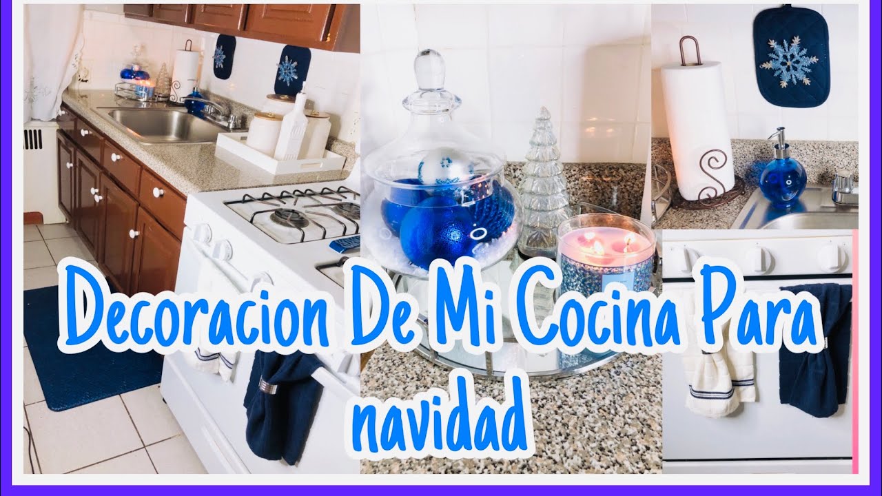 IDEAS PARA DECORAR TU COCINA EN NAVIDAD/COMO DECORAR UNA COCINA PEQUEÑA/DECORACIONES NAVIDEÑAS