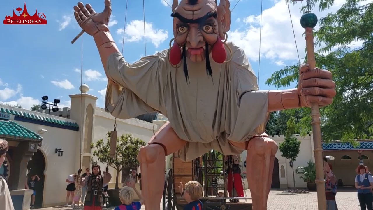 Djinn heeft kramp en is op zoek naar dieven in de Efteling