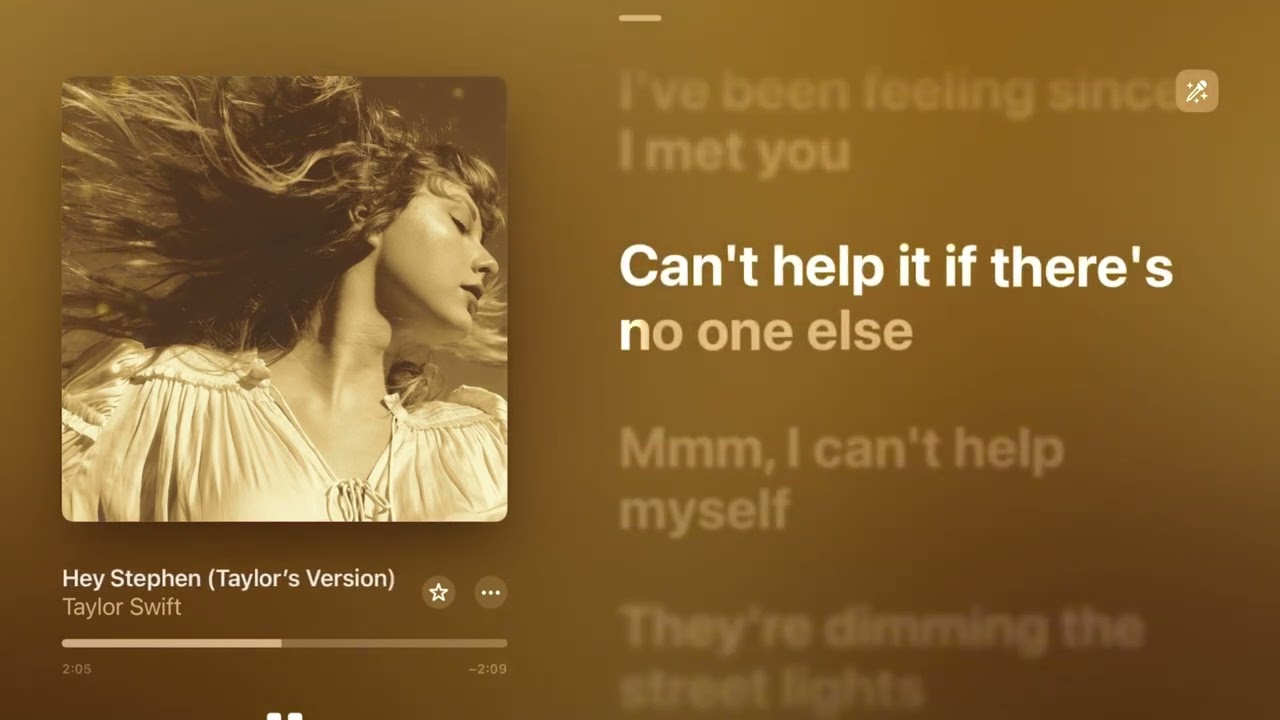 Hey Stephen (Taylor's Version) [Karaoke Version] — Taylor Swift