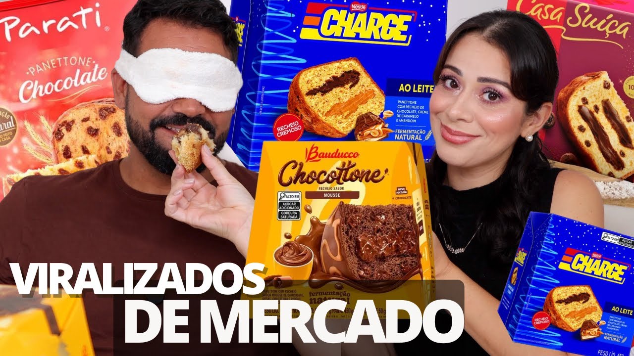 Provando Panetones de mercado Viralizados em 2024 | Vale a pena?