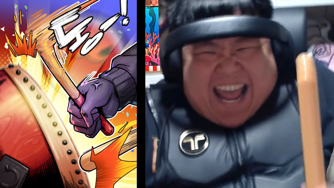 촉각슈트 입고 태고의 달인 리듬 게임 하기