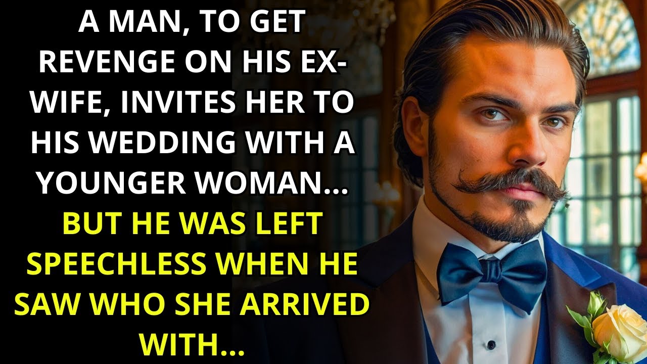 A MAN DECIDED TO MOCK HIS EX-WIFE BY INVITING HER TO HIS WEDDING WITH A YOUNGER WOMAN, BUT...