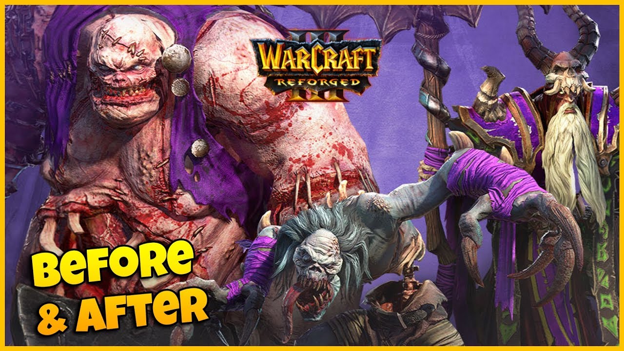 Undead Models - Side by Side Comparison | Warcraft 3 Reforged Beta