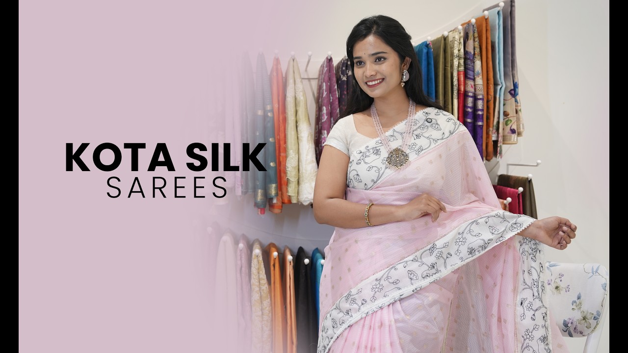 Beautiful Kota Silk Saree | Soft & Lightweight Saree | Perfect for Festive Wear