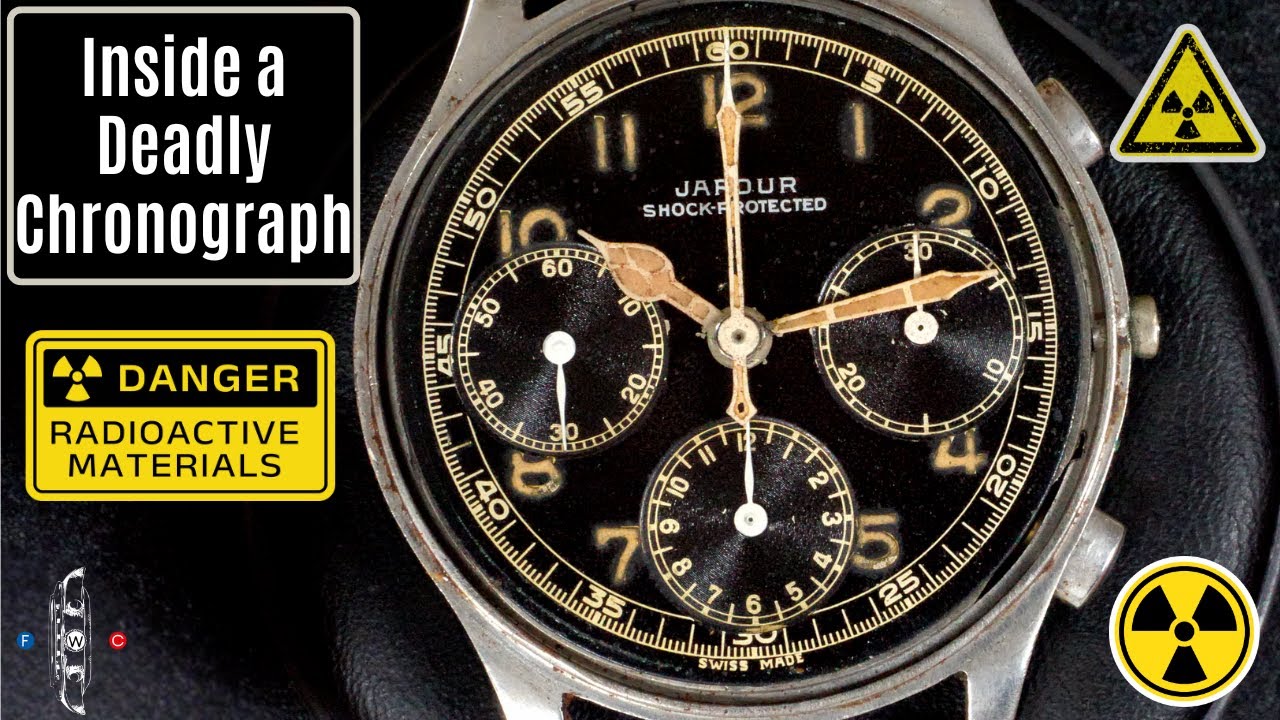 This Watch Could Kill You! Restoring a Jardur Chronograph with Radioactive Lume