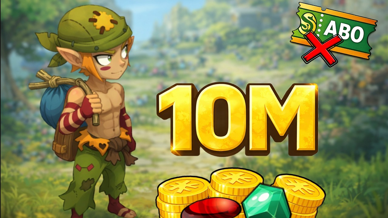 Objectif 10M de KAMAS sans s&rsquo;abonner sur DOFUS #1