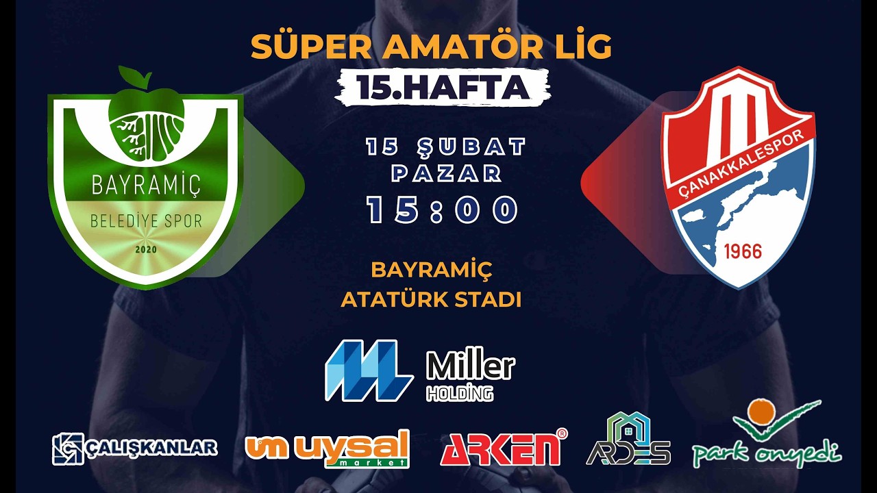 BAYRAMİÇ BELEDİYESPOR - ÇANAKKALESPOR 15. HAFTA MAÇI