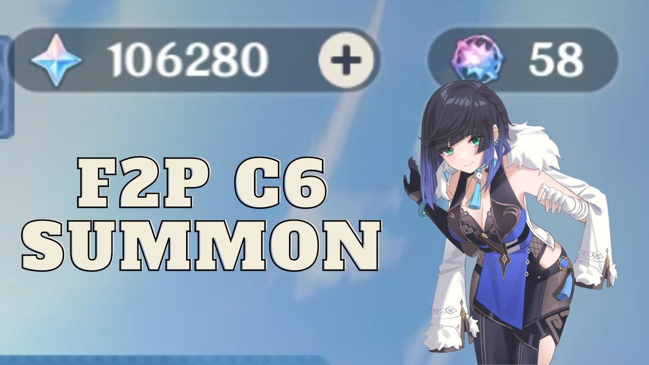 F2P Wishing for C6 Yelan & Weapon (100K primos)