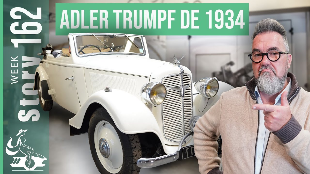 UNE ADLER DE 1934 AU GARAGE ! (WS 162)