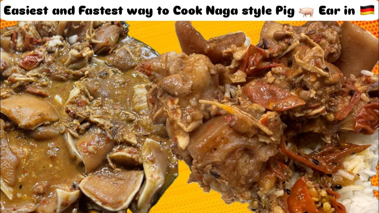Authentic Naga-Style Pig Ear Recipe: Quick, Easy & Delicious in Germany