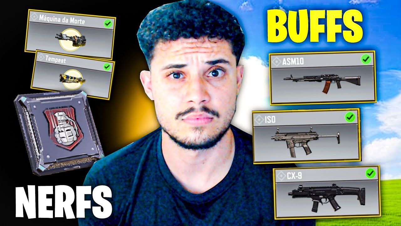 MARTIRIO MELHORADO? 🚨 BUFFS e NERFS da SEASON 10 do COD MOBILE