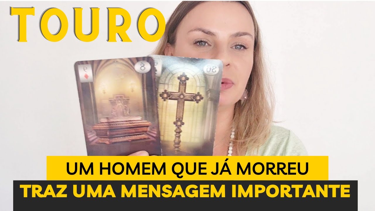 TOURO♉️ É DE SE EMOCIONAR COM A MENSAGEM DESSE HOMEM QUE JÁ DESENCARNOU