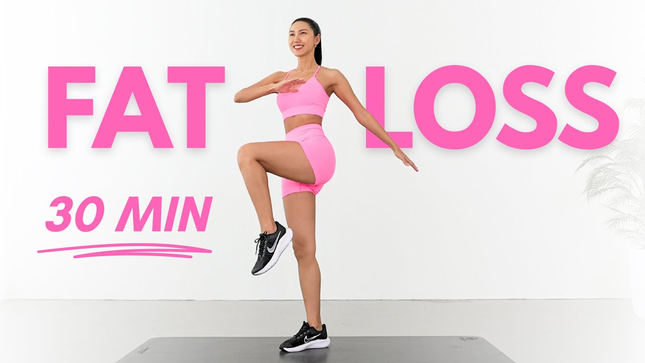 ИЗБАВЬТЕСЬ ОТ ЖИРА ВСЕГО ТЕЛА за 7 дней🔥 30-МИНУТНАЯ тренировка стоя — без приседаний и прыжков