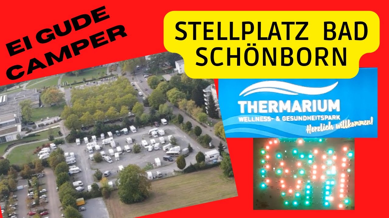 Wohnmobilstellplatz Bad Schönborn an der Therme